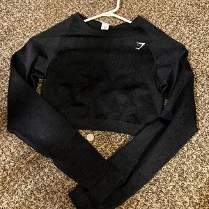 Gym shark long sleeve workout shirt